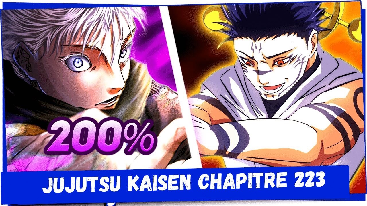 Jujutsu Kaisen Chapitre 223 Gojo vs sukuna Jujutsu Kaisen Chapitre 223
