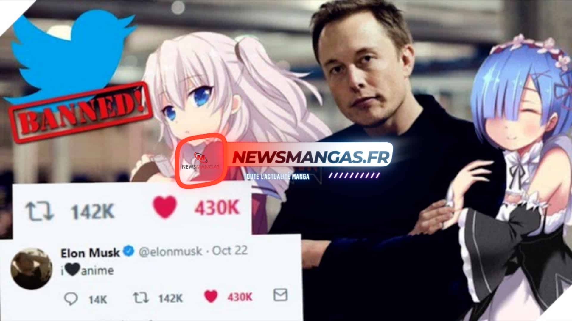 Elon Musk craint qu'un jour il n'y ait plus d'Anime à regarder car le taux de natalité au Japon est trop bas
