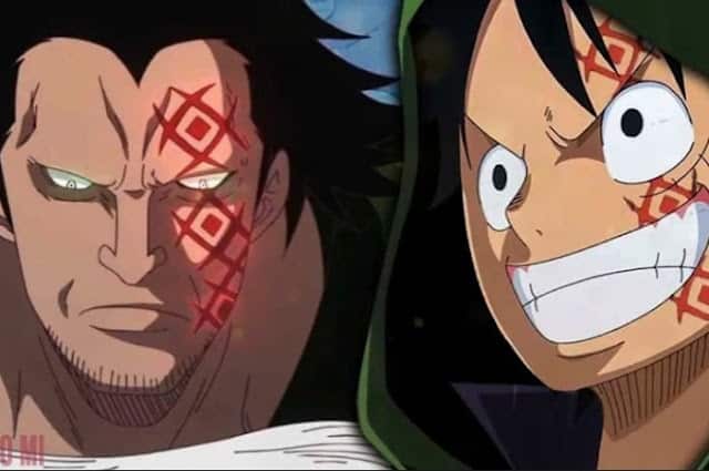 One Piece Chapitre 1049 : Le tatouage du visage du dragon prouve que Luffy est de la race Lunaria