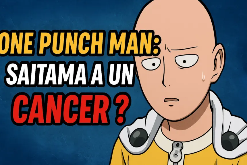 One Punch Man : Saitama a un cancer ?