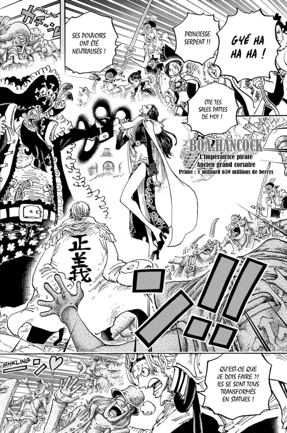 Les Spoiler One Piece Chapitre 1061 : L'état de Boa Hancock rend les lecteurs inquiets 3 12
