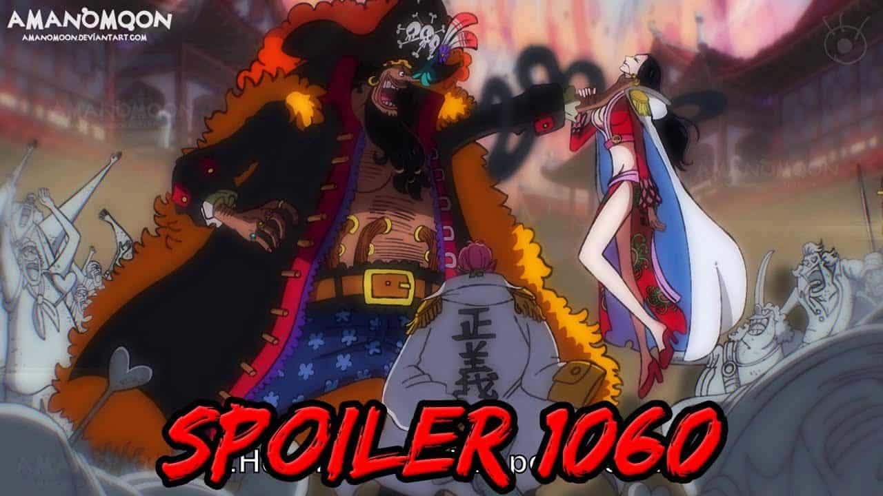 Les Spoiler prediction One Piece Chapitre 1060: Luffy vs Barbe Noire - L'objectif est le fruit de demon de Nika!