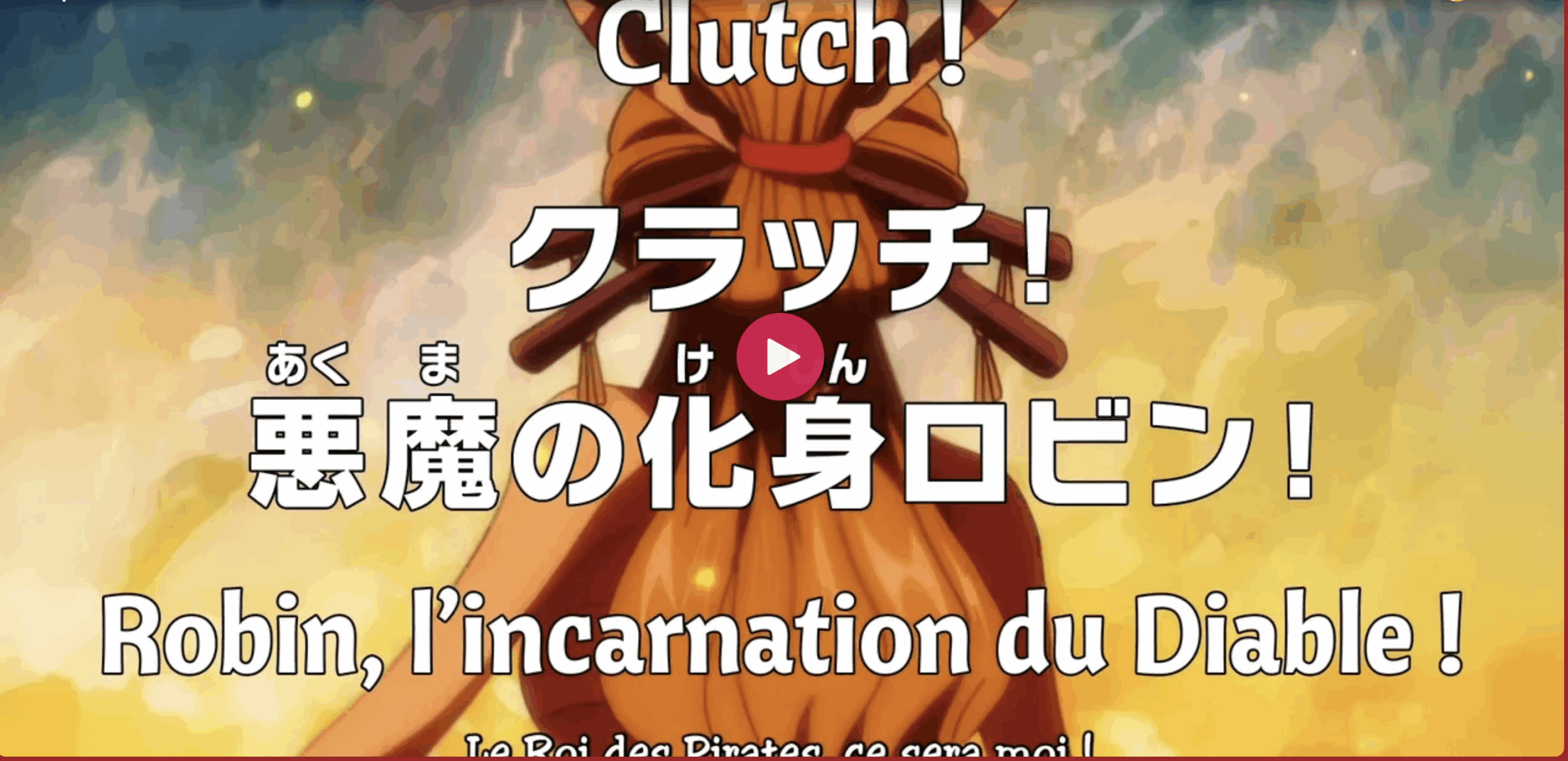 One piece 1044 vostfr « Chutck ! Robin, incarnation du Diable ! »