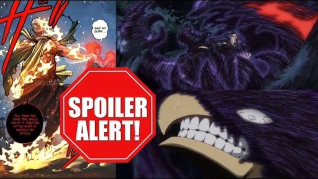 My Hero Academia chapitre 381 : L'obscurité la plus pure et la plus glorieuse attaque le mal