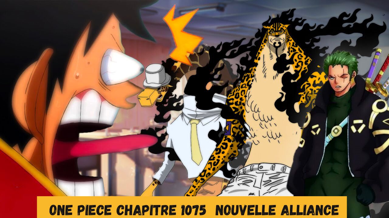 One Piece Chapitre 1075 Spoilers : Lucci et Luffy travaillant en équipe ?
