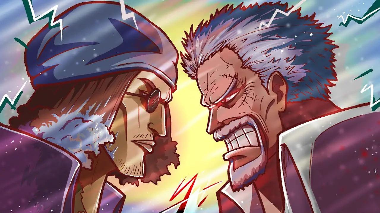 One Piece Chapitre 1082, Garp prend position, La relation entre le professeur et l'élève