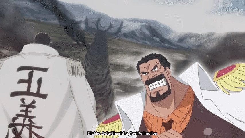One Piece chapitre 1080 Spoilers Le pouvoir le haki de Garp