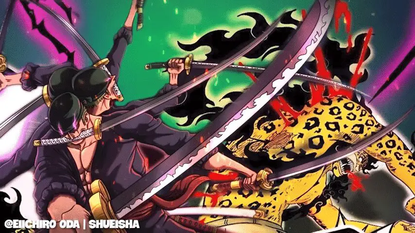 One Piece : Kizaru se déchaîne, Zoro se bat contre Rob Lucci