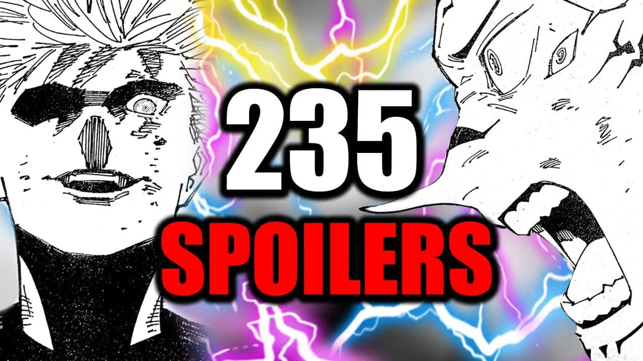 Le spoilers Jujutsu Kaisen Chapitre 235