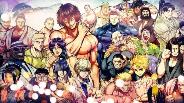 Les personnages de Kengan Ashura Saison 2 Partie 2