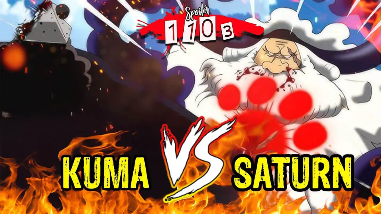 SPOILER ONE PIECE 1103 - KUMA ARRIVE À EGGHEAD !! KUMA VS SATURN EST RÉEL