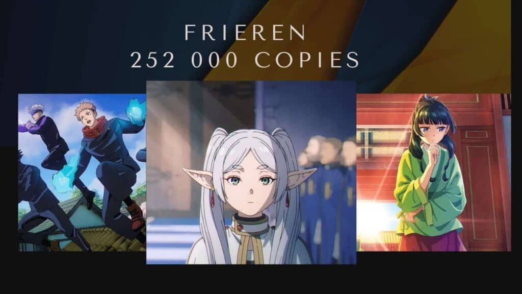 Avec plus de 252 000 Copies, "Frieren" Domine le Classement des Mangas de la Semaine