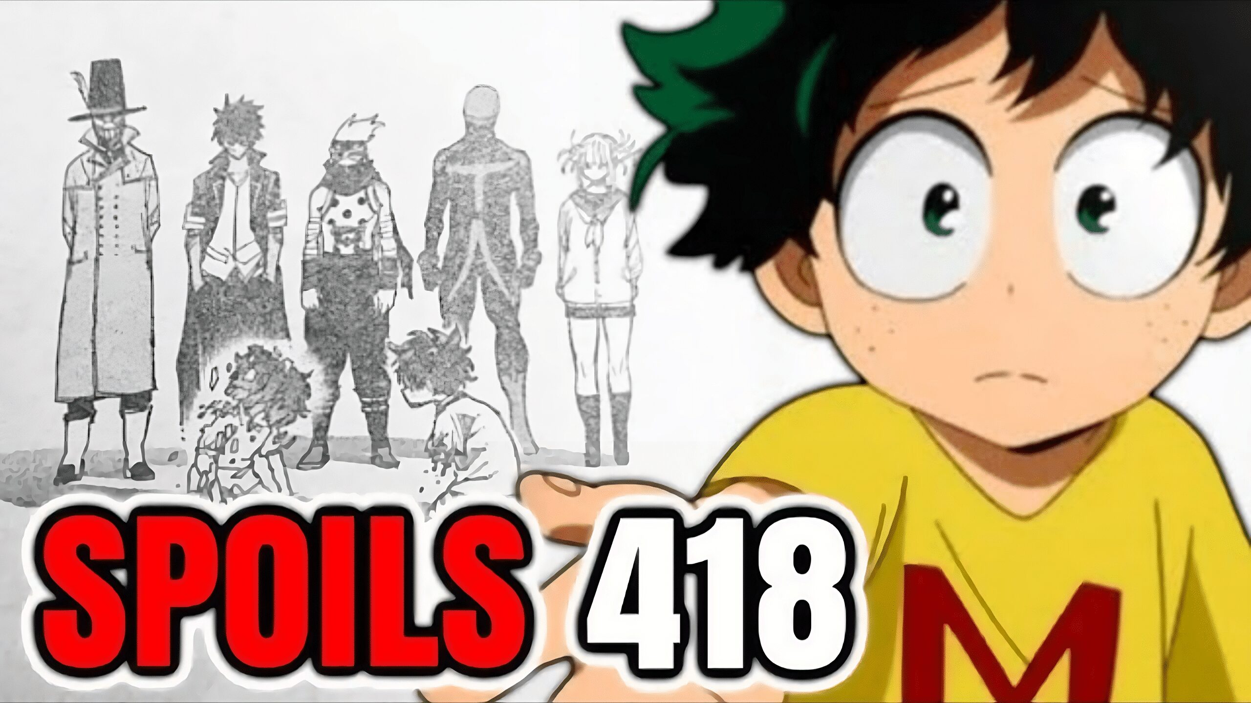 les Spoilers de My Hero Academia Chapitre 418