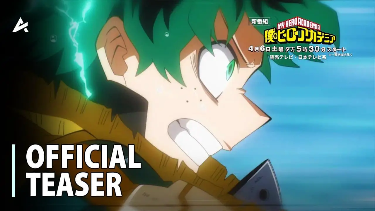 Nouveau Teaser pour la Saison 7 de l'Anime My Hero Academia : Le Combat Fratricide !