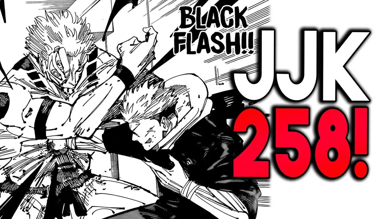 Jujutsu Kaisen chapitre 258 quand sortent les premiers spoilers du du manga ?