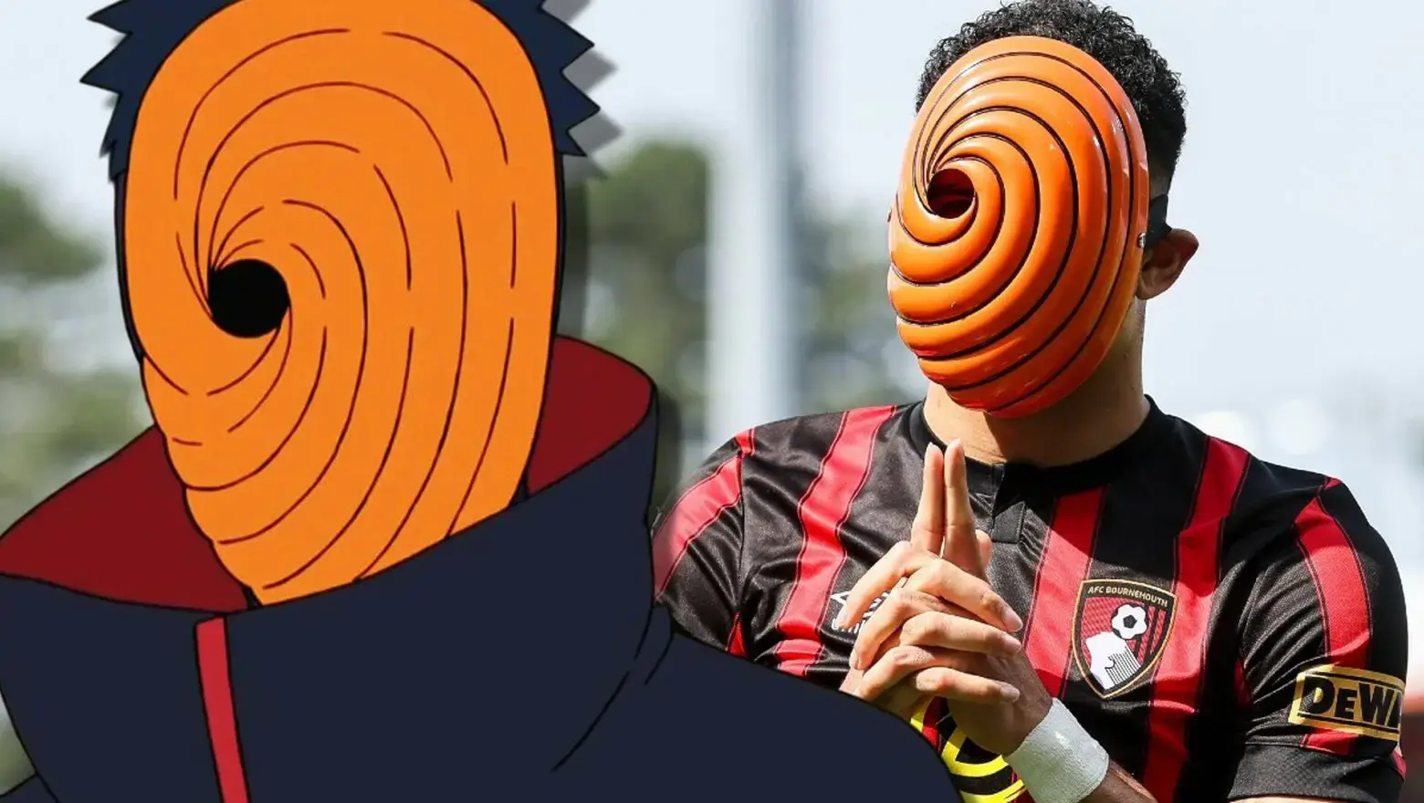 Un joueur de la Premier League célèbre un but avec la mythique masque de Tobi