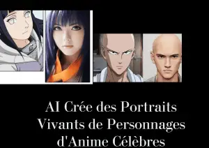 AI Crée des Portraits Vivants de Personnages d'Anime Célèbres