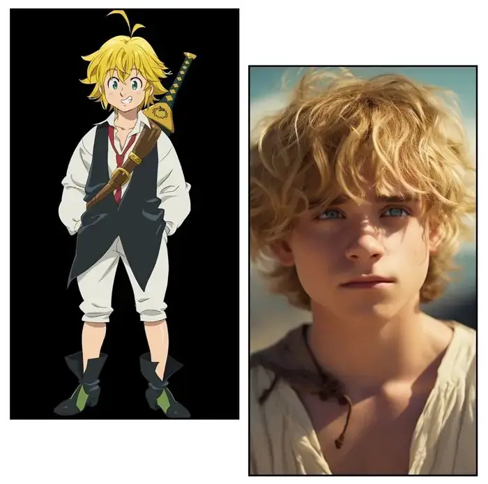 AI Crée des Portraits Vivants de Personnages d'Anime Célèbres Meliodas