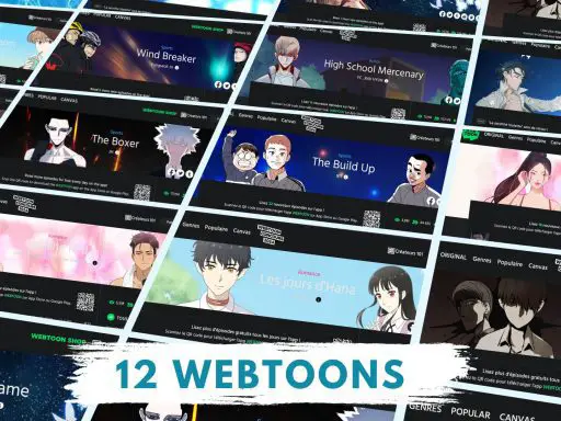 Voici une liste de mes 12 webtoons favoris !