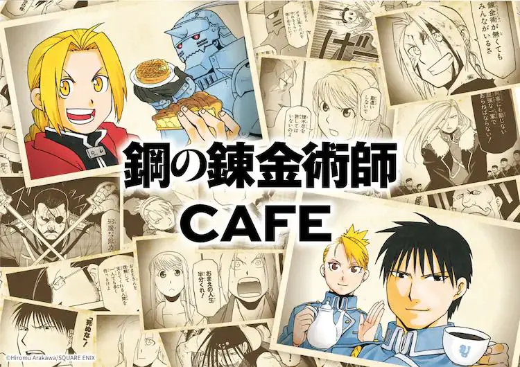 Fullmetal Alchemist : Les cafés à thème sont de retour, voici où et quand.