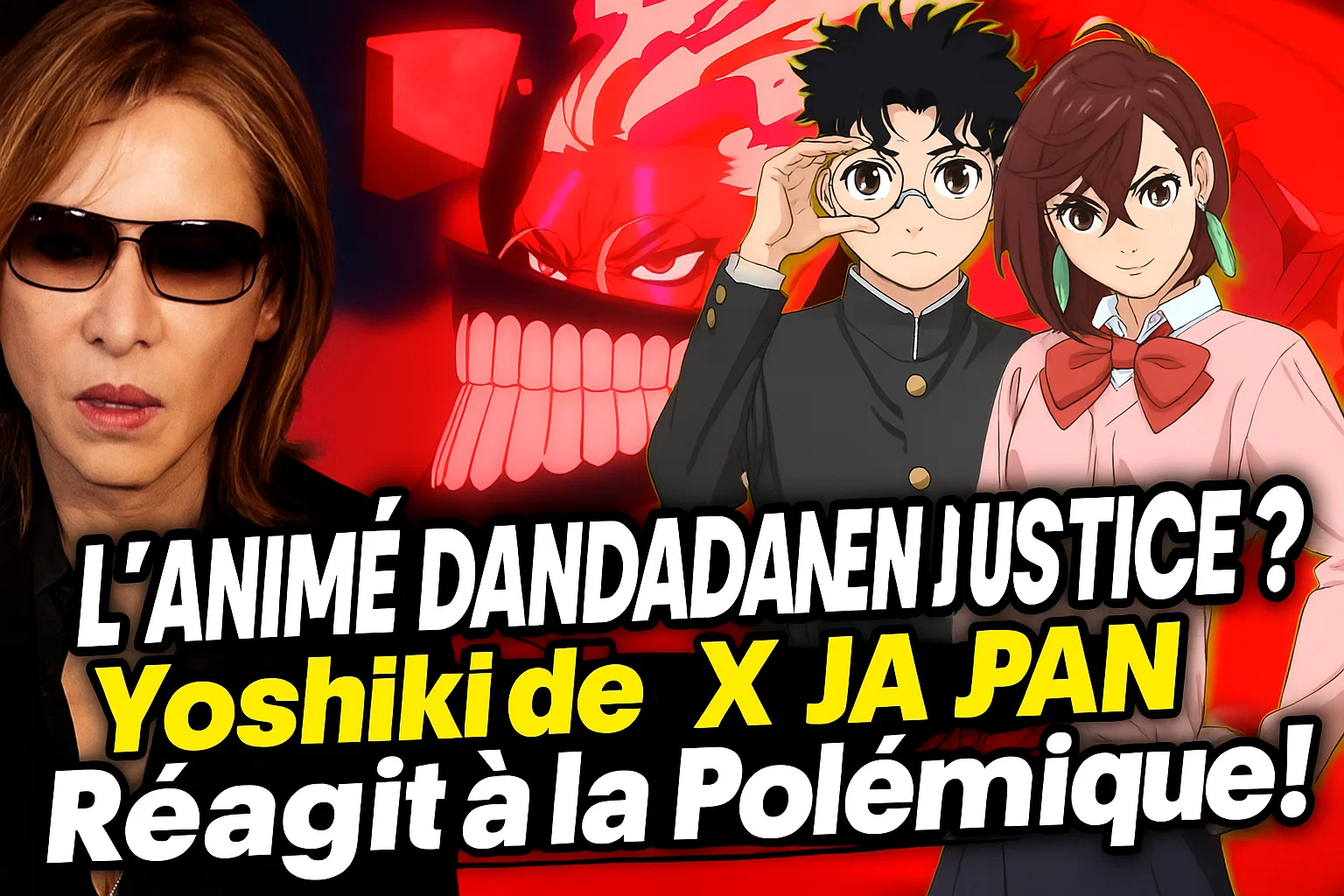 L'animé Dandadan en Justice ? Yoshiki de X Japan Réagit à la Polémique !