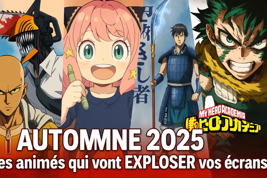 AUTOMNE 2025 : Les animés qui vont EXPLOSER vos écrans