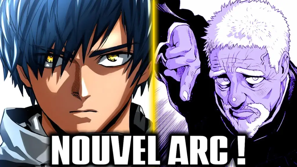 One Punch Man chapitre 219 Blue passe à l'action : La chasse à Amai Mask est ouverte