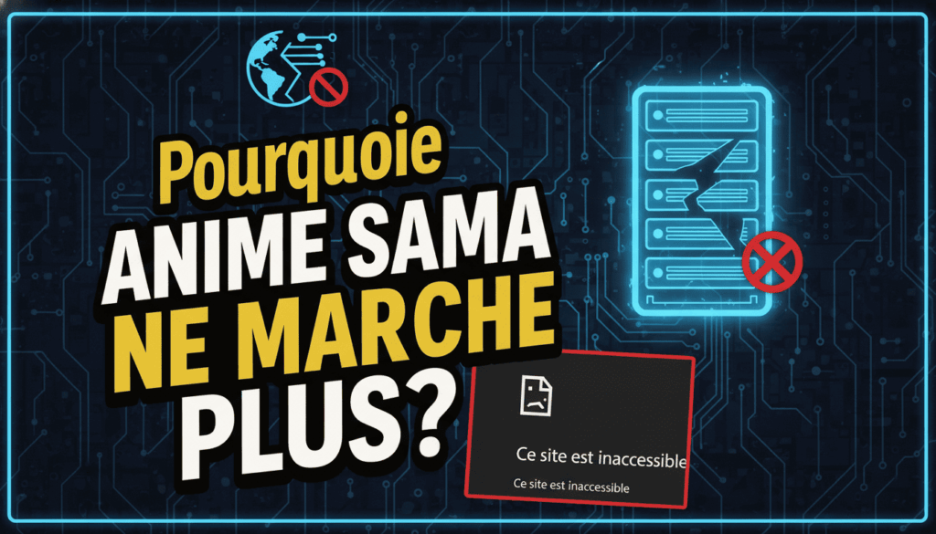 Pourquoi Anime Sama ne marche plus pour la 2eme Fois ?